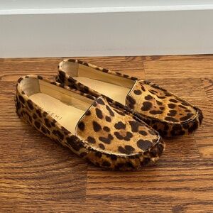 M.Gemi Felize driver - tan leopard, animal hair - size EU 38 / US 7.5
